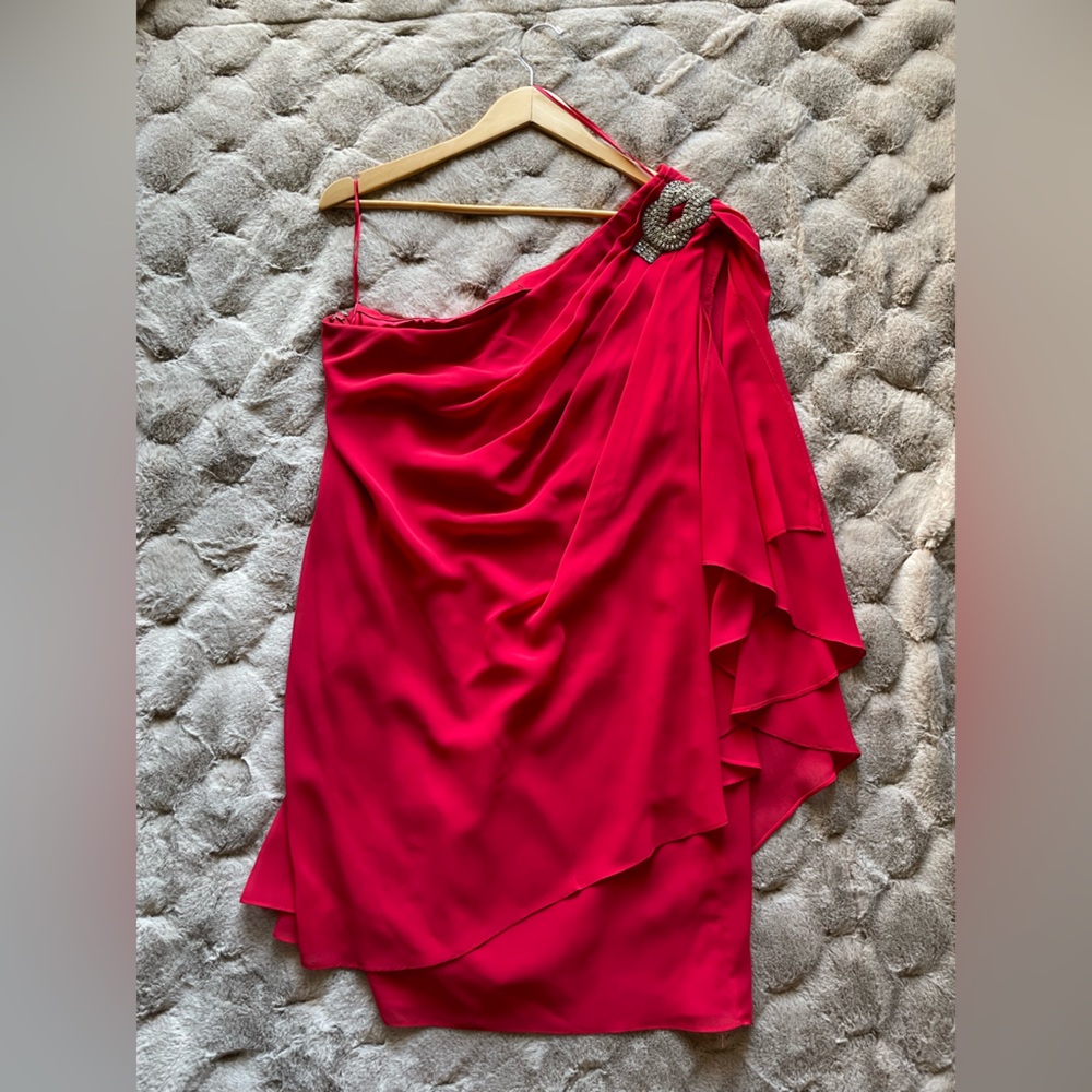 Red boutique dress size 14